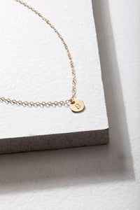 “B” Initial Necklace