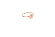 Load image into Gallery viewer, Initial Ring - Rose Gold