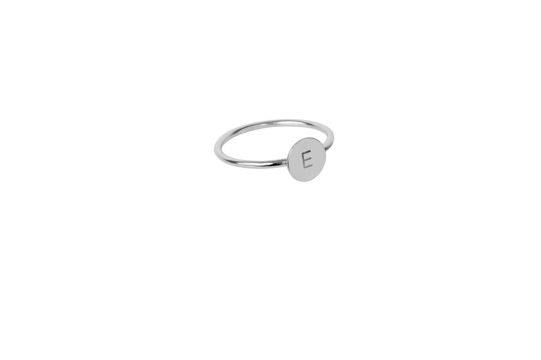 Initial Ring - Silver