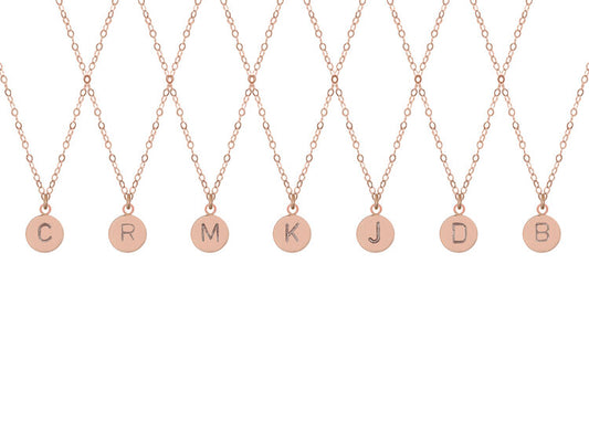 “F” Initial Necklace