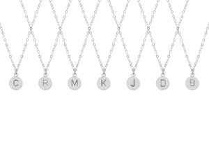 “F” Initial Necklace