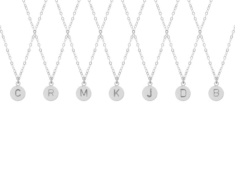 Buy Letter J Alphabet Initial Silver Necklace Online in India - Etsy