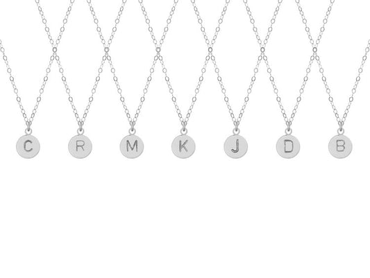 “E” Initial Necklace