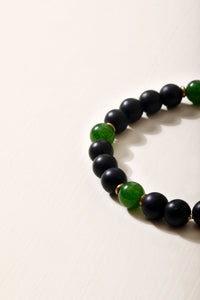 Jade & Black Onyx Bracelet