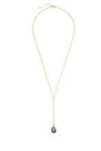 Load image into Gallery viewer, Aria Labradorite Drop Necklace