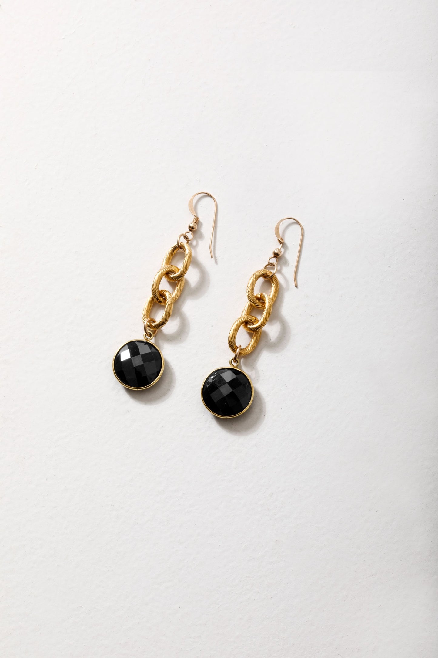 Madonna Earrings - Black Onyx