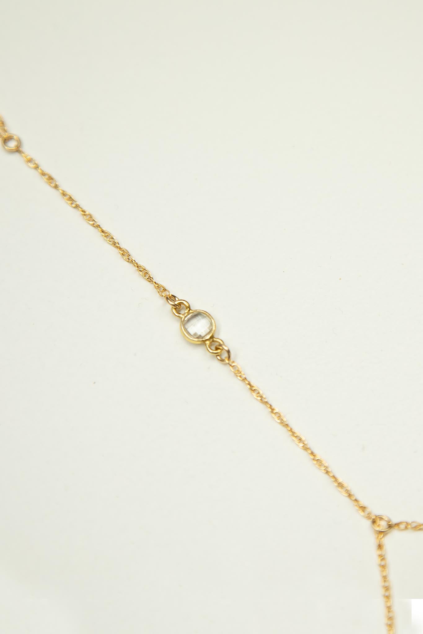 Nova Hand Chain - Clear Quartz