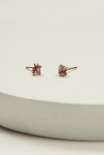 Load image into Gallery viewer, Raw Amethyst Stud