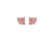 Load image into Gallery viewer, Raw Rose Quartz Studs