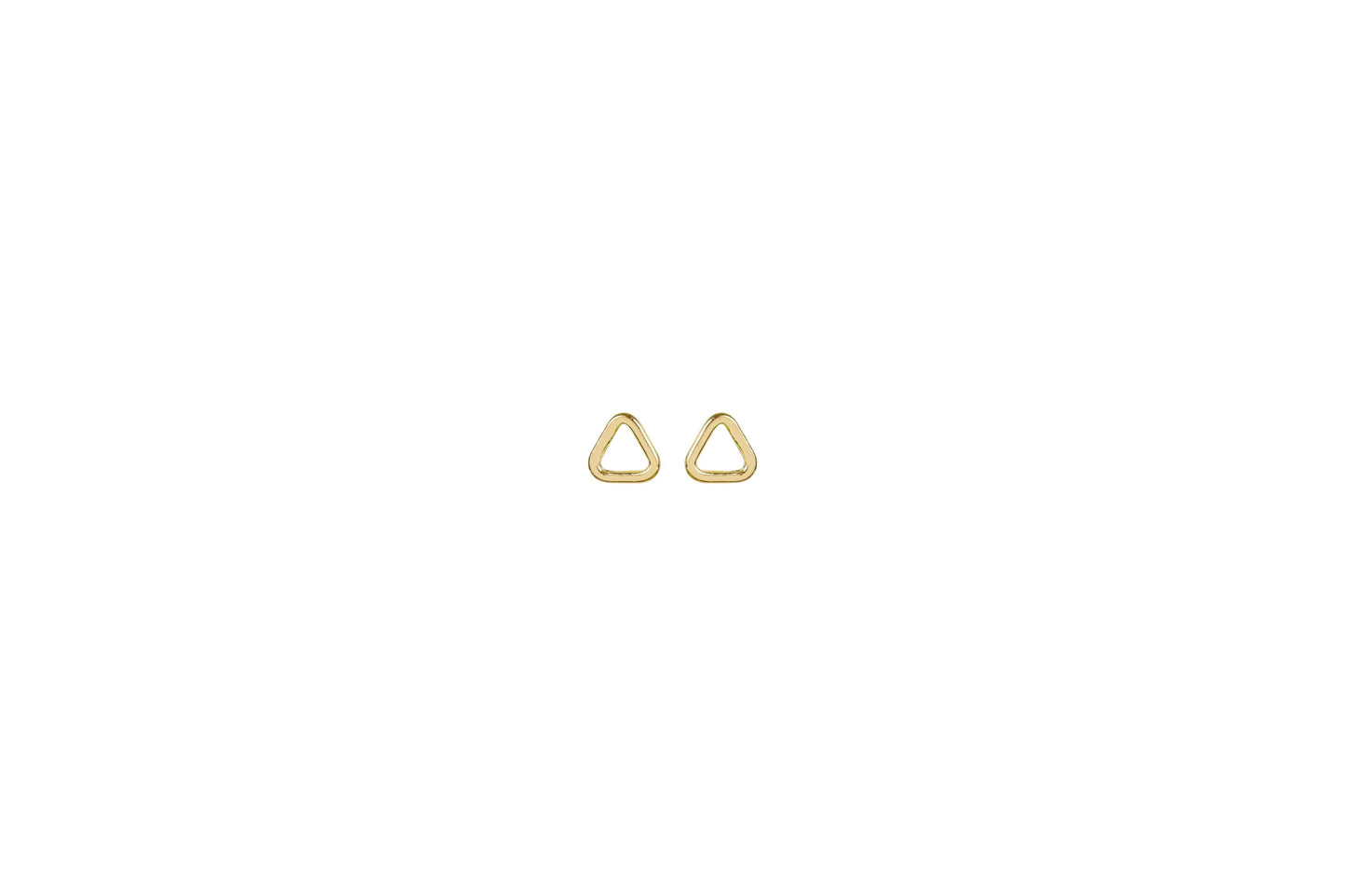 Triangle Hammered Small Studs