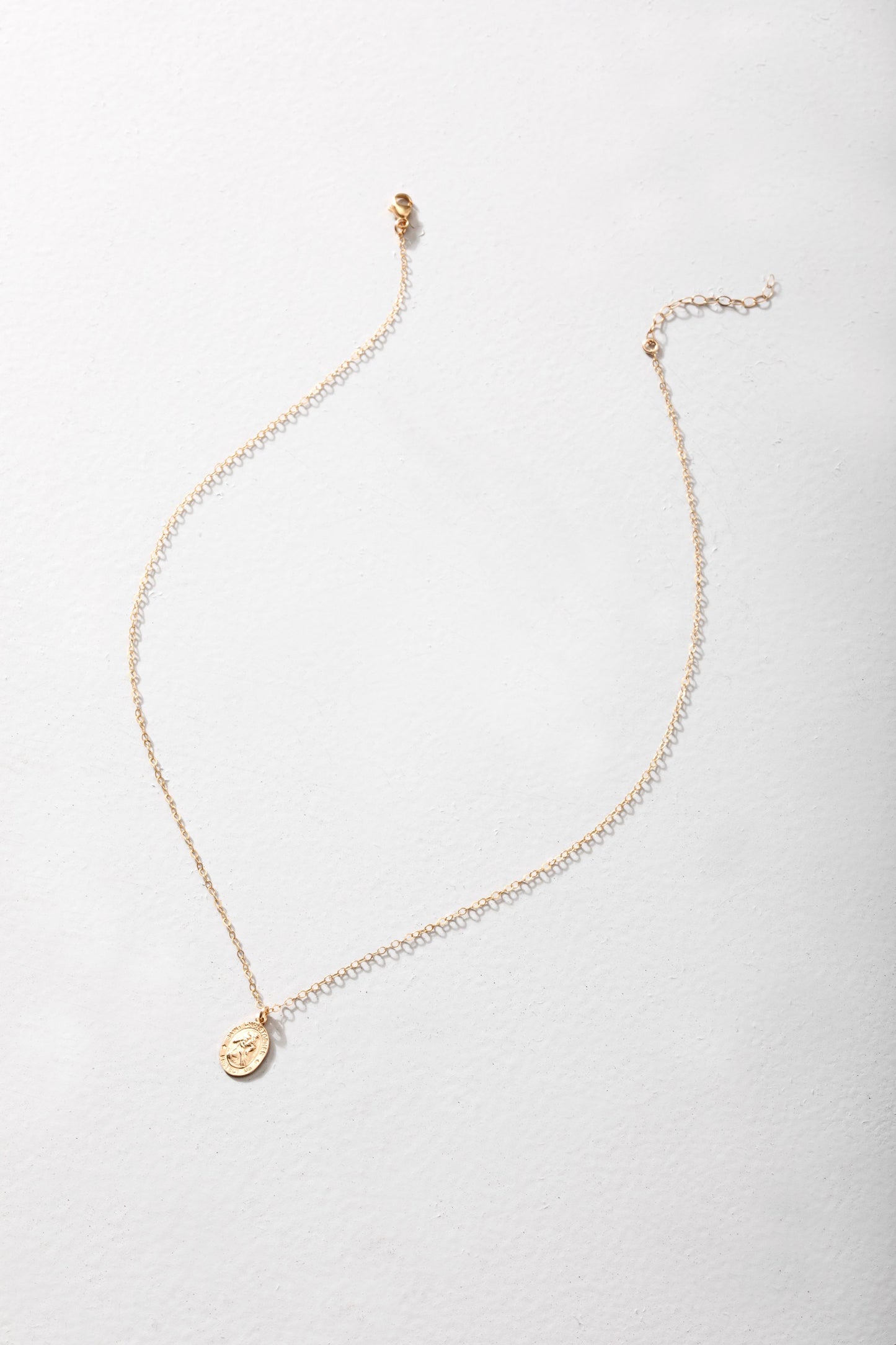 St. Christopher Oval Necklace