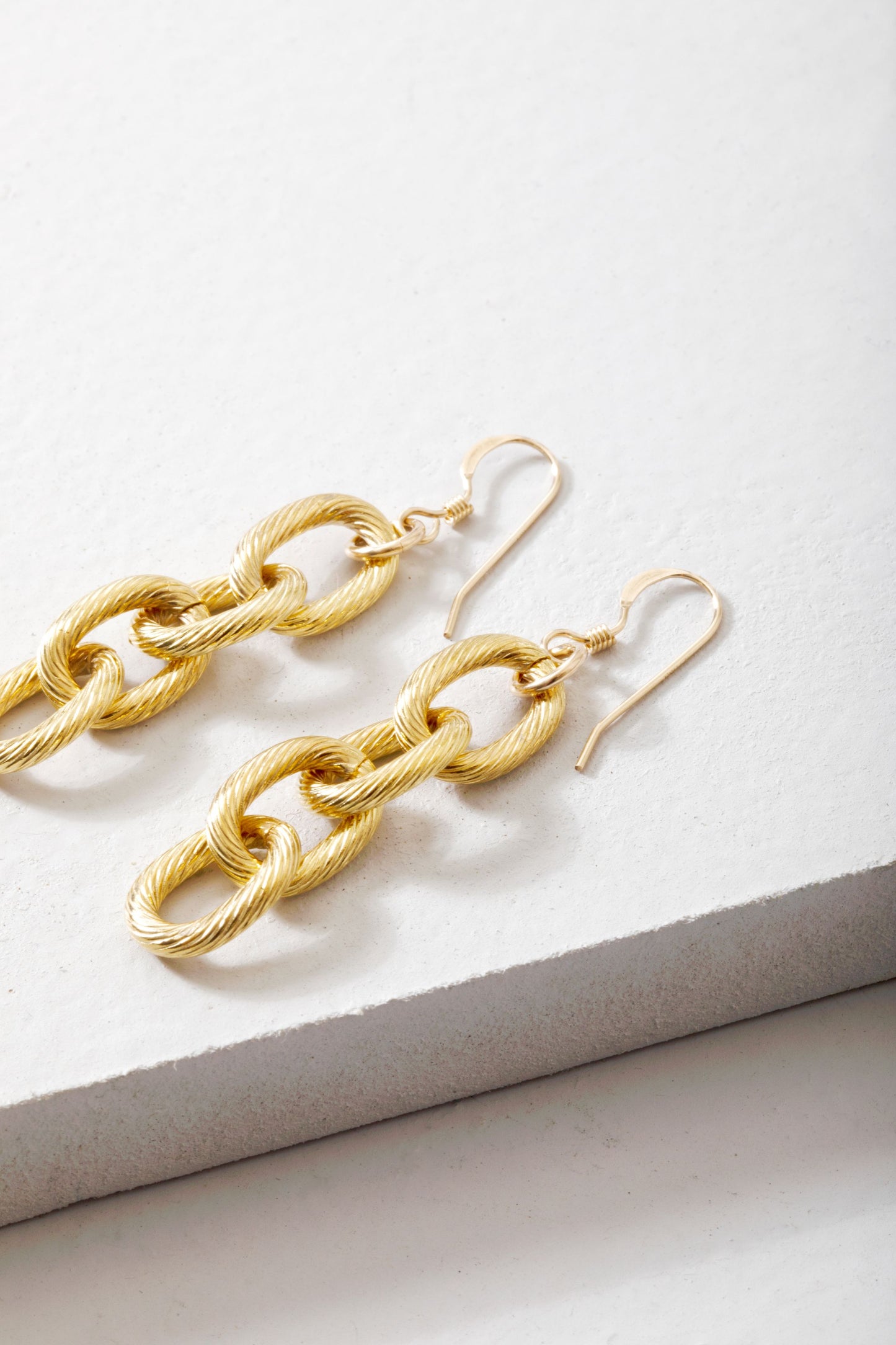 Twisted Chain Earrings