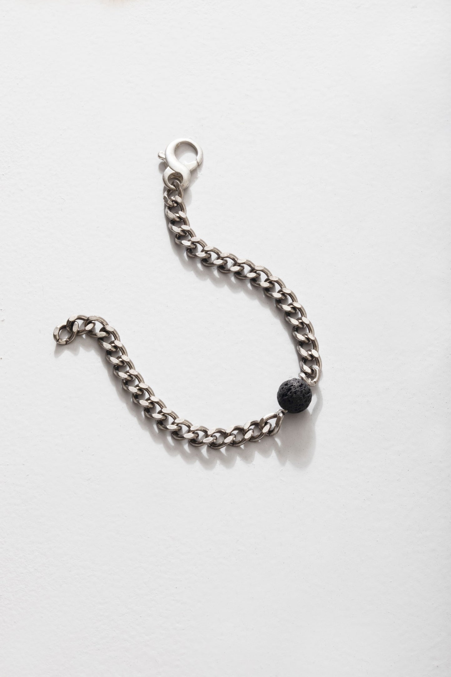 Volcanic Rock Chain Bracelet