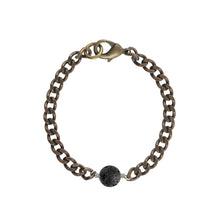 Load image into Gallery viewer, Volcanic Rock Chain Bracelet